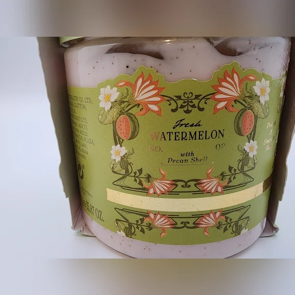 Asquith & Somerset Watermelon Body Scrub & Brush Gift Set NWOT - Picture 2 of 6